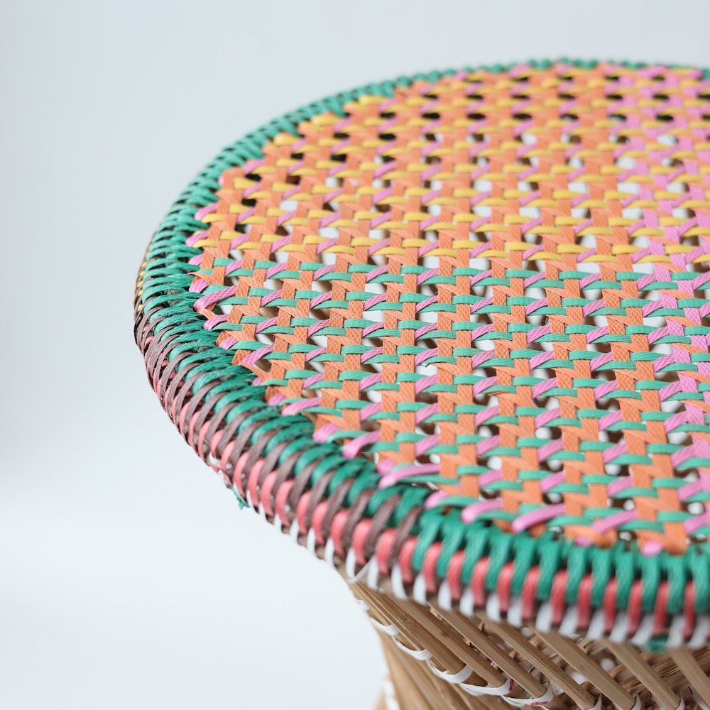 Plastictape Stool S Multi color PK×YE | 8000000works | エイト